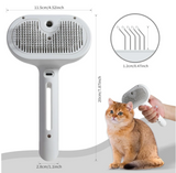 Rociador el Cepillo Anti-Pelo con Agua para Mascotas